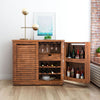 The Linea Bar Cabinet Walnut