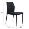 The Revolution Dining Chair (Set of 4) Black  Era and Style Inspired Home Decor 1