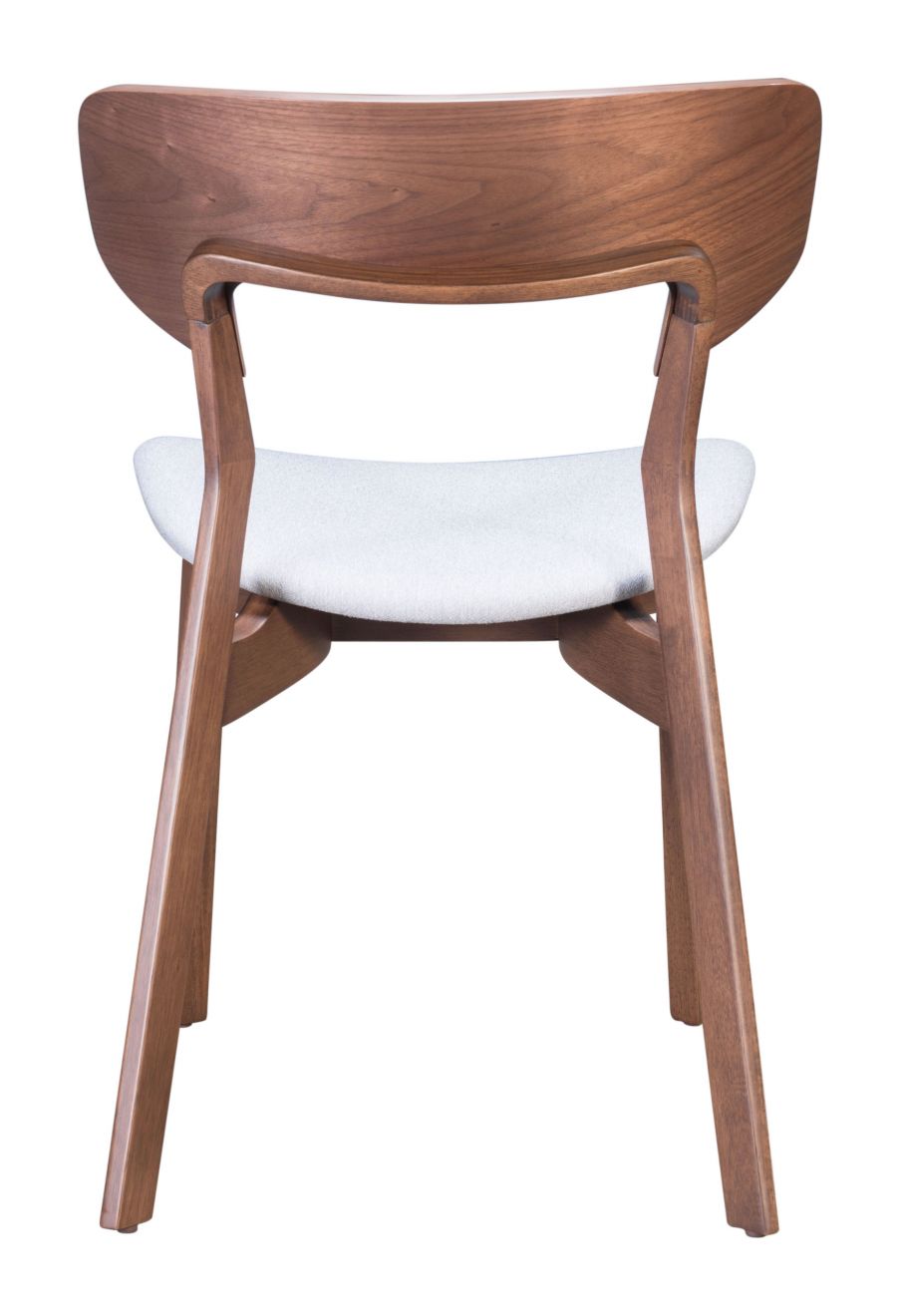 The Russell Dining Chair (Set of 2) Walnut & Light Gray  Era and Style Inspired Home Decor 1