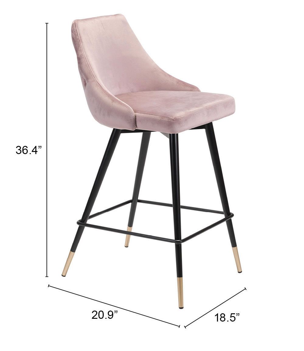 The Piccolo Counter Stool Pink  Era and Style Inspired Home Decor 1