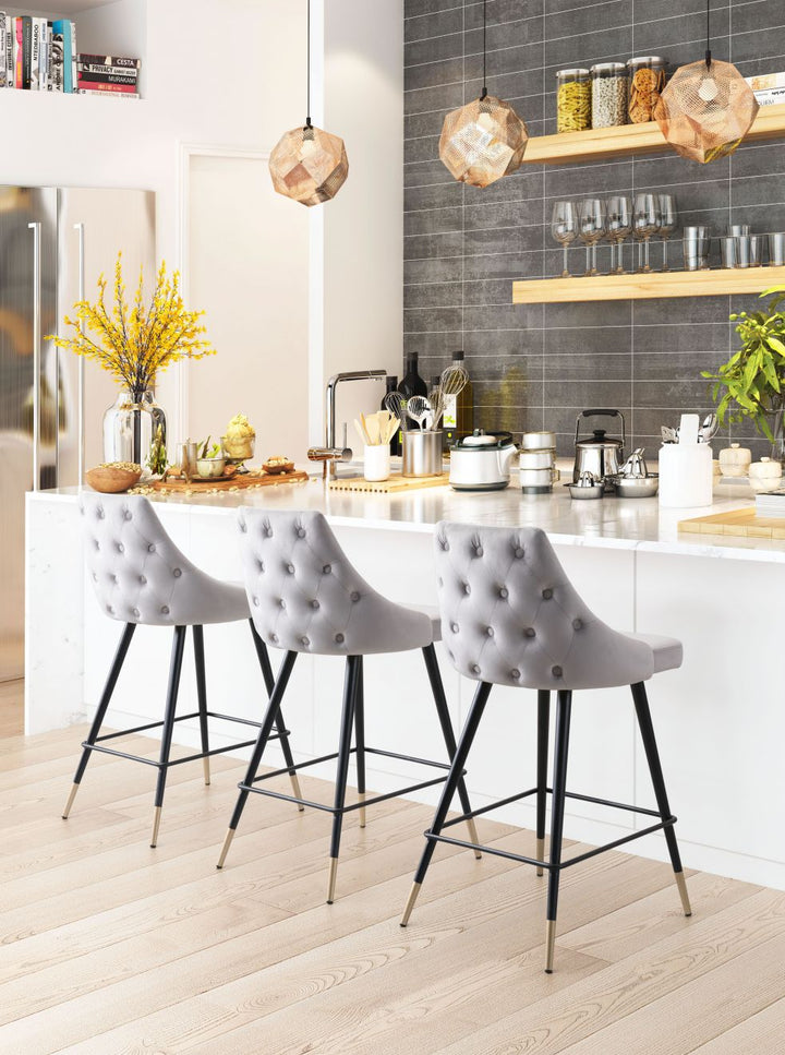 The Piccolo Counter Stool Gray  Era and Style Inspired Home Decor 1