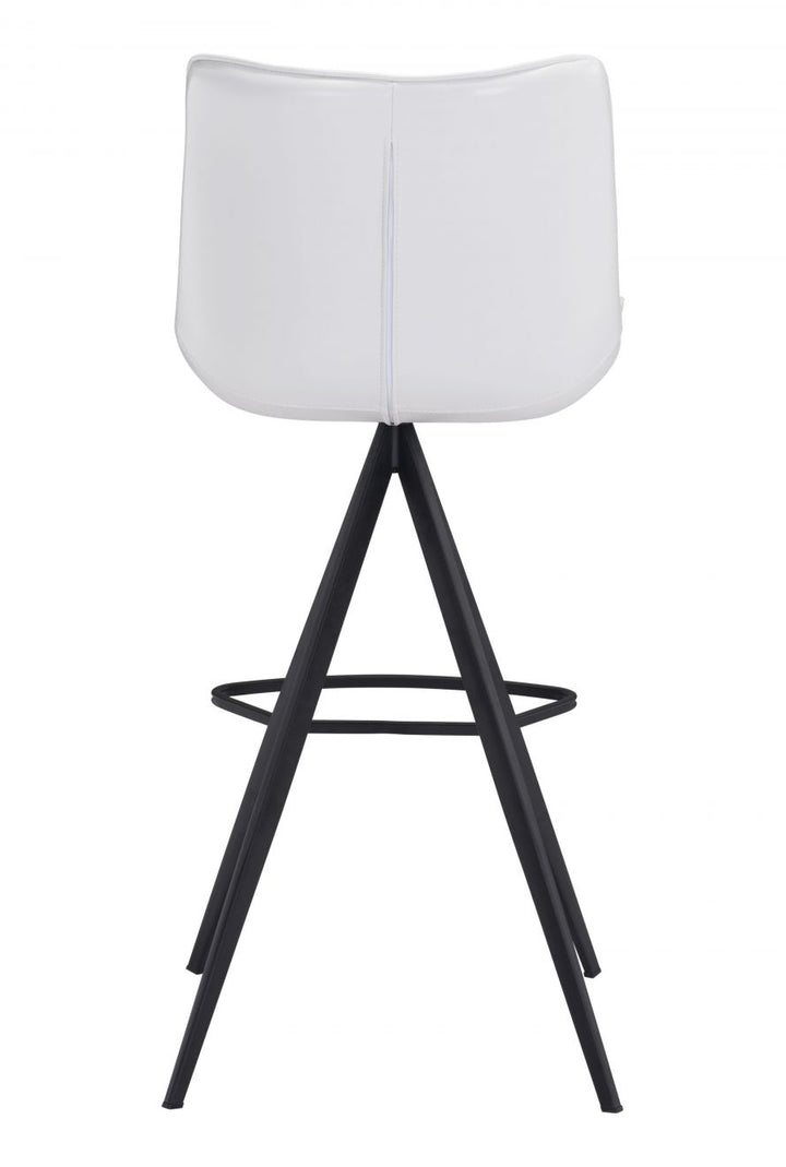 The Aki Barstool (Set of 2) White & Black  Era and Style Inspired Home Decor 1