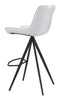 The Aki Barstool (Set of 2) White & Black  Era and Style Inspired Home Decor 1