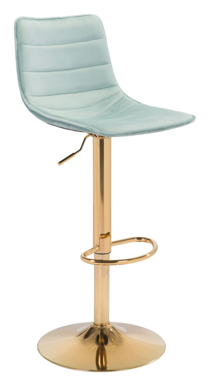 The Prima Barstool Light Green & Gold  Era and Style Inspired Home Decor 1