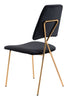 The Chloe Dining Chair (Set of 2) Black & Gold  Era and Style Inspired Home Decor 1