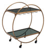 The Arc Bar Cart Brass & Black  Era and Style Inspired Home Decor 1