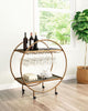 The Arc Bar Cart Brass & Black  Era and Style Inspired Home Decor 1