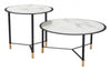 The Davis Coffee Table Set (2-Piece) White & Black  Era and Style Inspired Home Decor 1