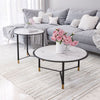 The Davis Coffee Table Set (2-Piece) White & Black  Era and Style Inspired Home Decor 1