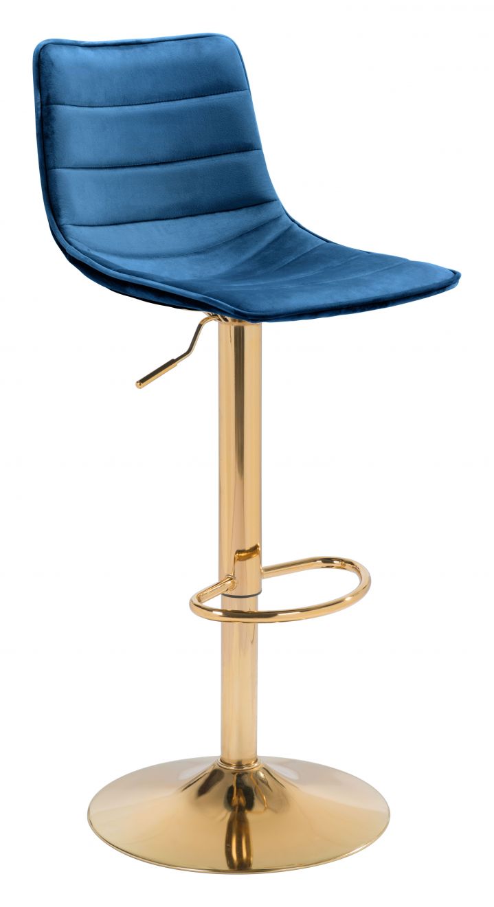 The Prima Barstool Dark Blue & Gold  Era and Style Inspired Home Decor 1