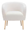 The Sherpa Accent Chair Beige & Gold  Era and Style Inspired Home Decor 1