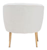 The Sherpa Accent Chair Beige & Gold  Era and Style Inspired Home Decor 1