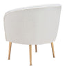 The Sherpa Accent Chair Beige & Gold  Era and Style Inspired Home Decor 1