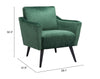 The Bastille Accent Chair Green  Era and Style Inspired Home Decor 1