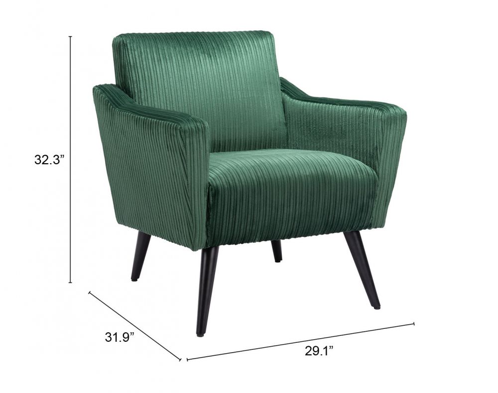 The Bastille Accent Chair Green  Era and Style Inspired Home Decor 1