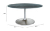 The Metropolis Dining Table (60") Gray & Silver  Era and Style Inspired Home Decor 1