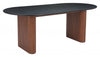 The Lassig Dining Table Black & Walnut  Era and Style Inspired Home Decor 1