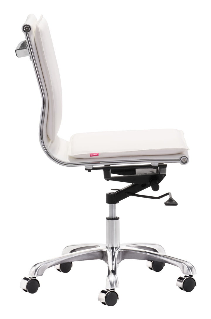 The Lider Plus Armless Office Chair White  Era and Style Inspired Home Decor 1