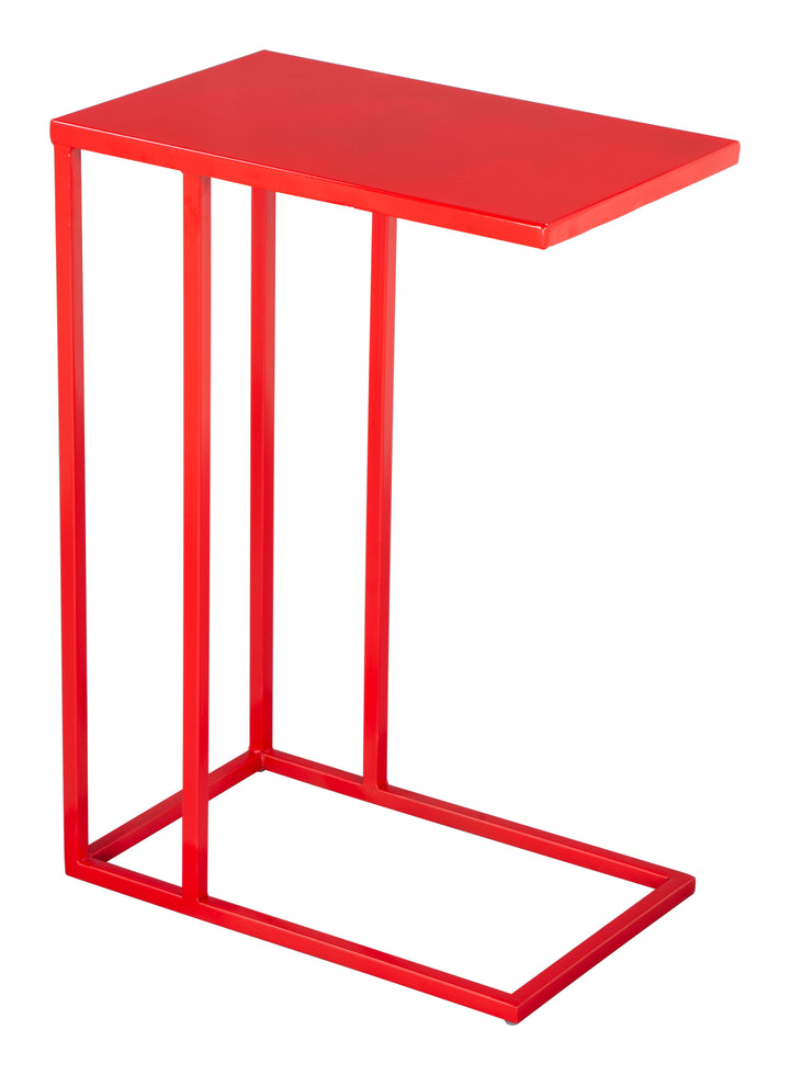 The Atom Side Table Red  Era and Style Inspired Home Decor 1