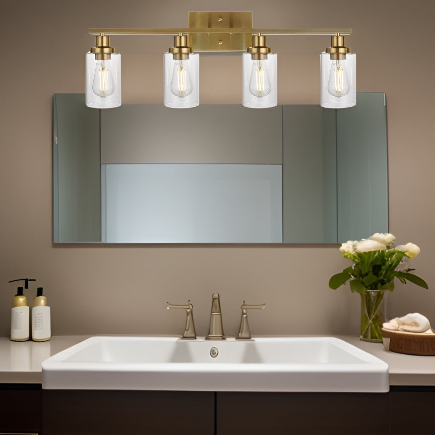 Modern Brushed Gold Vanity Lights Wall Sconce