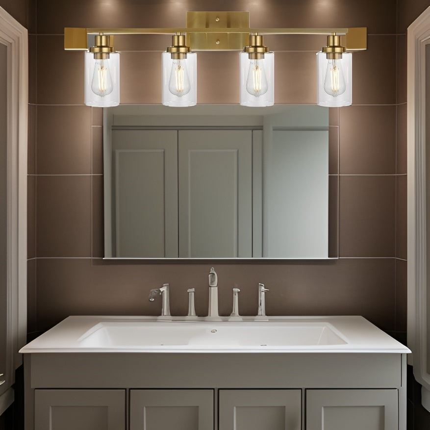 Modern Brushed Gold Vanity Lights Wall Sconce