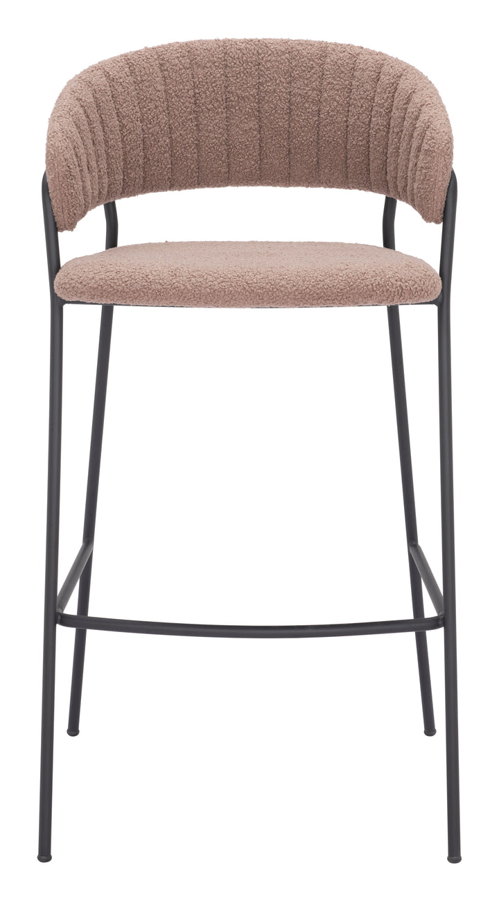 The Josephine Barstool (Set of 2) Brown  Era and Style Inspired Home Decor 1