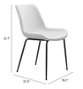 The Byron Dining Chair (Set of 2) White  Era and Style Inspired Home Decor 1