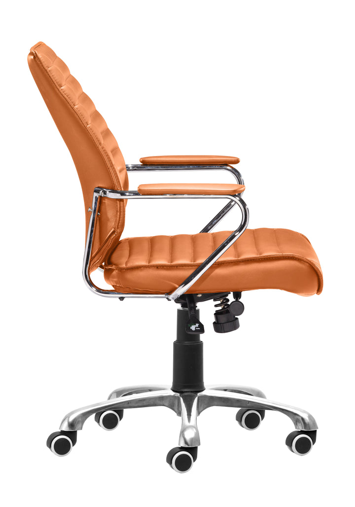 The Enterprise Low Back Office Chair Orange  Era and Style Inspired Home Decor 1