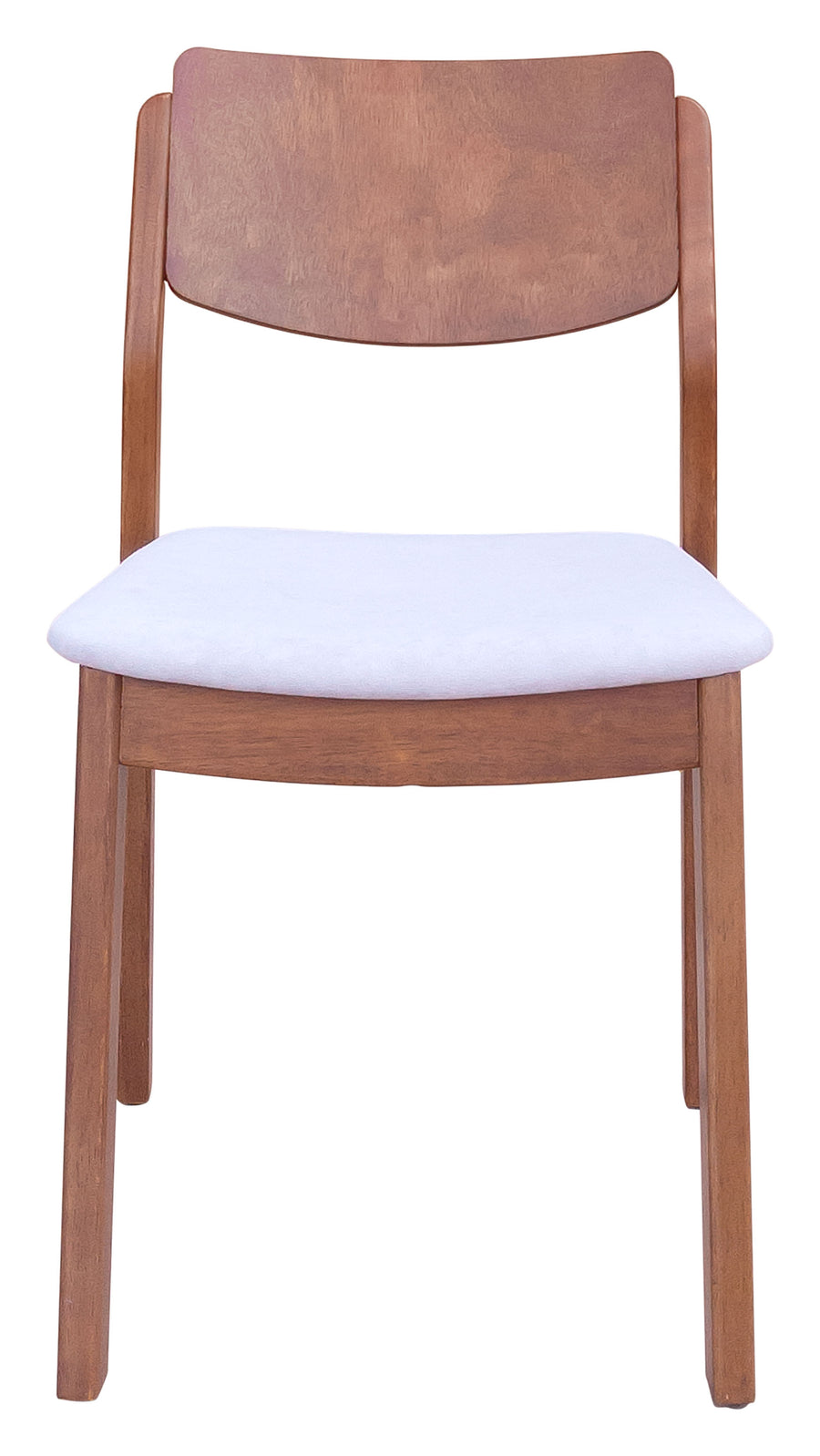 The Desdamona Dining Chair (Set of 2) Light Gray & Walnut  Era and Style Inspired Home Decor 1