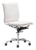 The Lider Plus Armless Office Chair White  Era and Style Inspired Home Decor 1