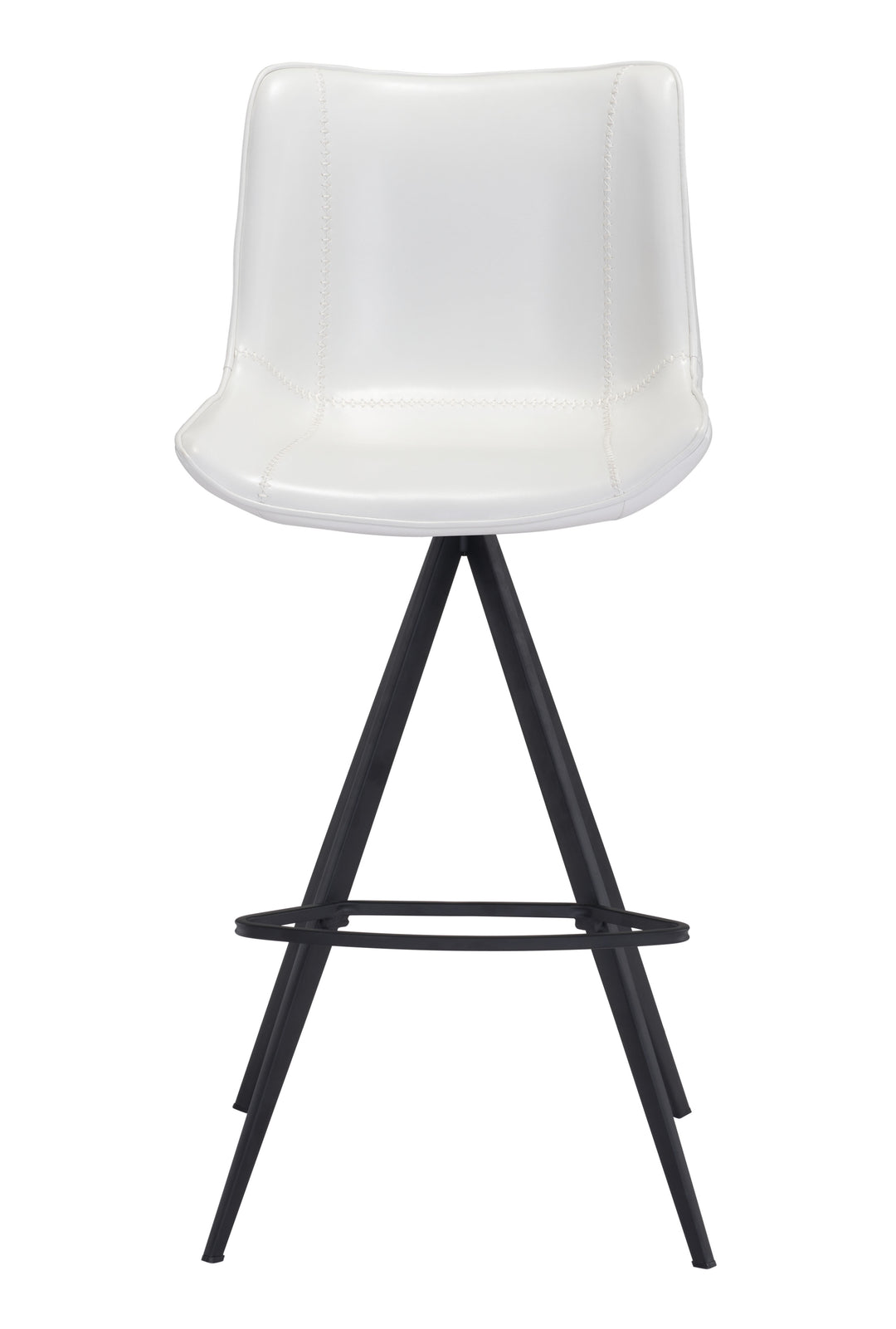 The Aki Barstool (Set of 2) White & Black