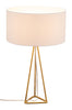 The Sascha Table Lamp White & Brass  Era and Style Inspired Home Decor 1