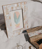 4x6 Mother of Pearl Picture Frame - Hand Carved Fair Trade