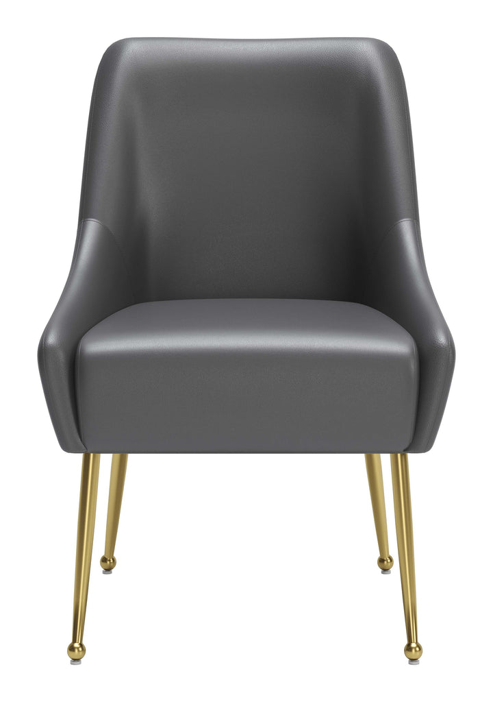 The Maxine Dining Chair Gray & Gold  Era and Style Inspired Home Decor 1