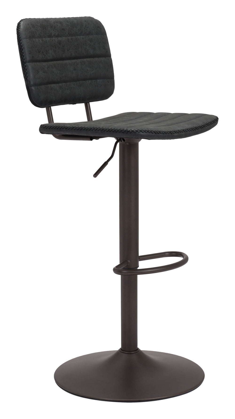 The Holden Barstool Vintage Black & Dark Bronze  Era and Style Inspired Home Decor 1