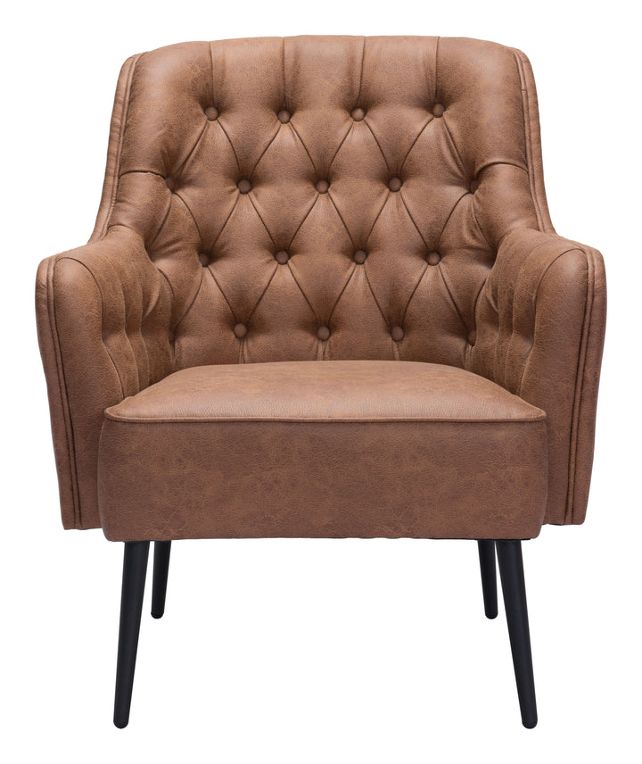 The Tasmania Accent Chair Vintage Brown  Era and Style Inspired Home Decor 1