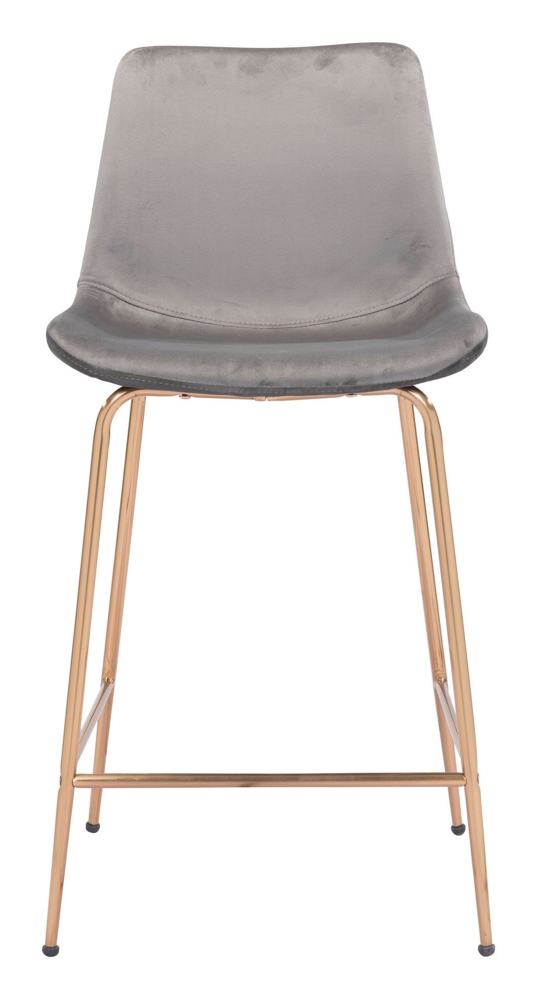 The Tony Counter Stool Gray & Gold  Era and Style Inspired Home Decor 1