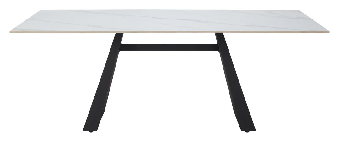 The Inky Dining Table White