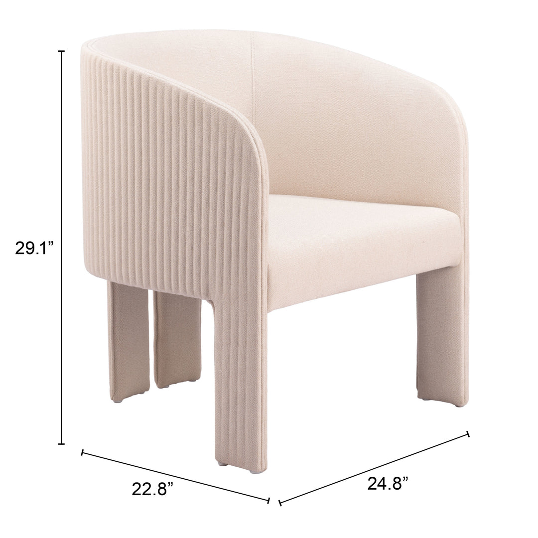 The Hull Accent Chair Beige  Era and Style Inspired Home Decor 1