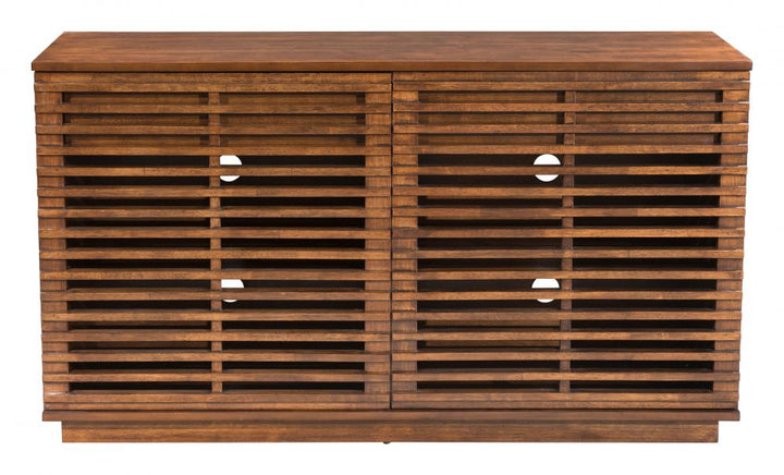 The Linea Cabinet Walnut  Era and Style Inspired Home Decor 1