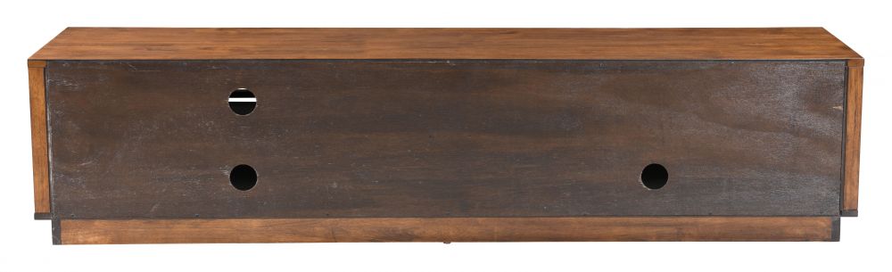 The Linea Wide Entertainment Stand Walnut  Era and Style Inspired Home Decor 1