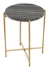 The David Side Table Gray & Gold  Era and Style Inspired Home Decor 1