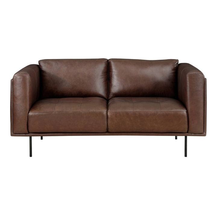 Soren Leather Loveseat