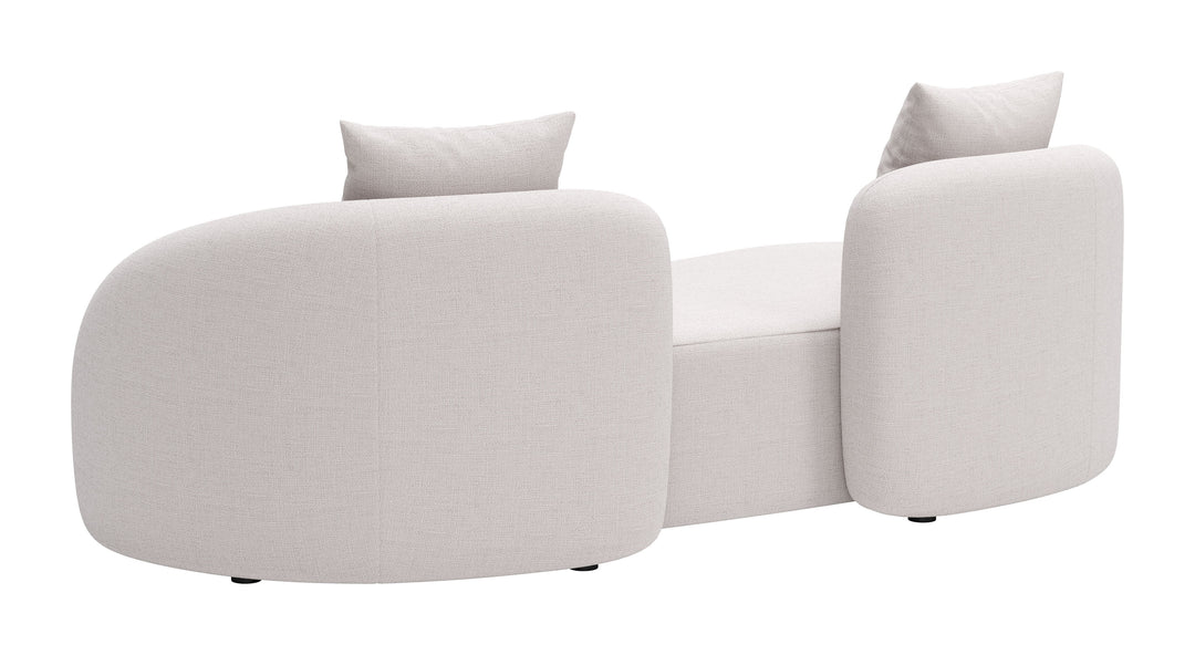 The Sunny Isles Loveseat Beige  Era and Style Inspired Home Decor 1