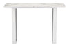 The Atlas Console Table White & Silver  Era and Style Inspired Home Decor 1