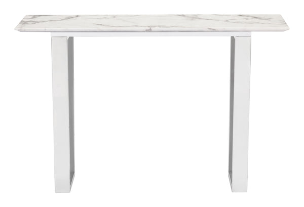 The Atlas Console Table White & Silver  Era and Style Inspired Home Decor 1