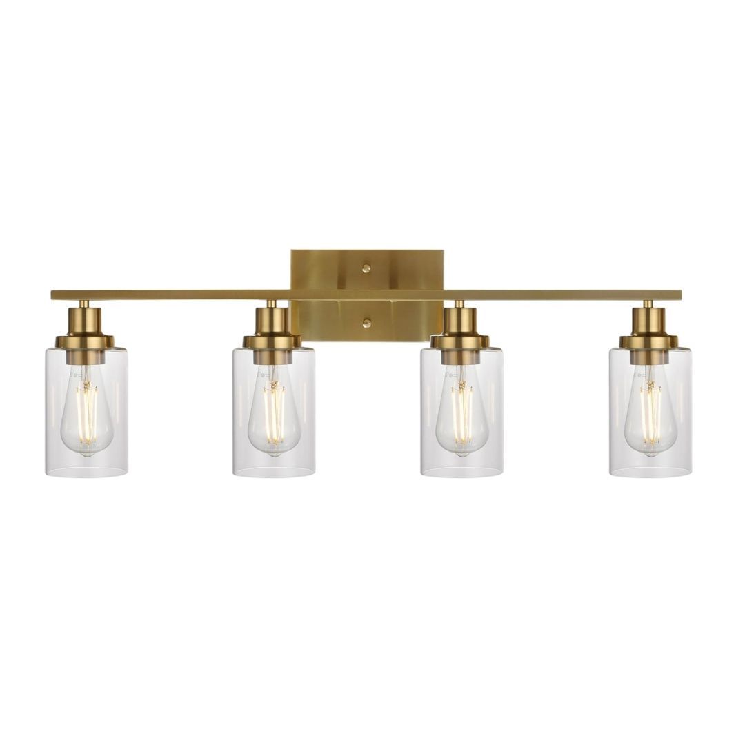 Modern Brushed Gold Vanity Lights Wall Sconce