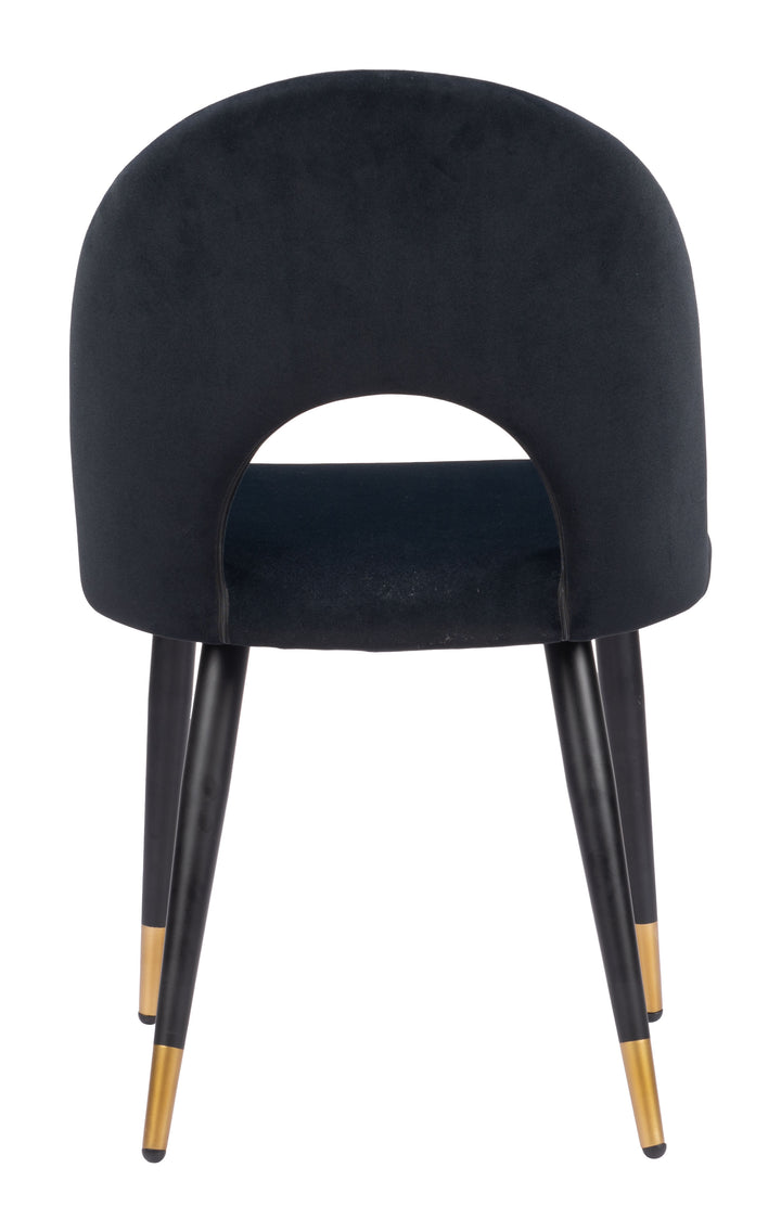 The Menlo Dining Chair (Set of 2) Black  Era and Style Inspired Home Decor 1