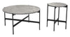 The Malo Coffee Table Set (2-Piece) Gray & Black  Era and Style Inspired Home Decor 1