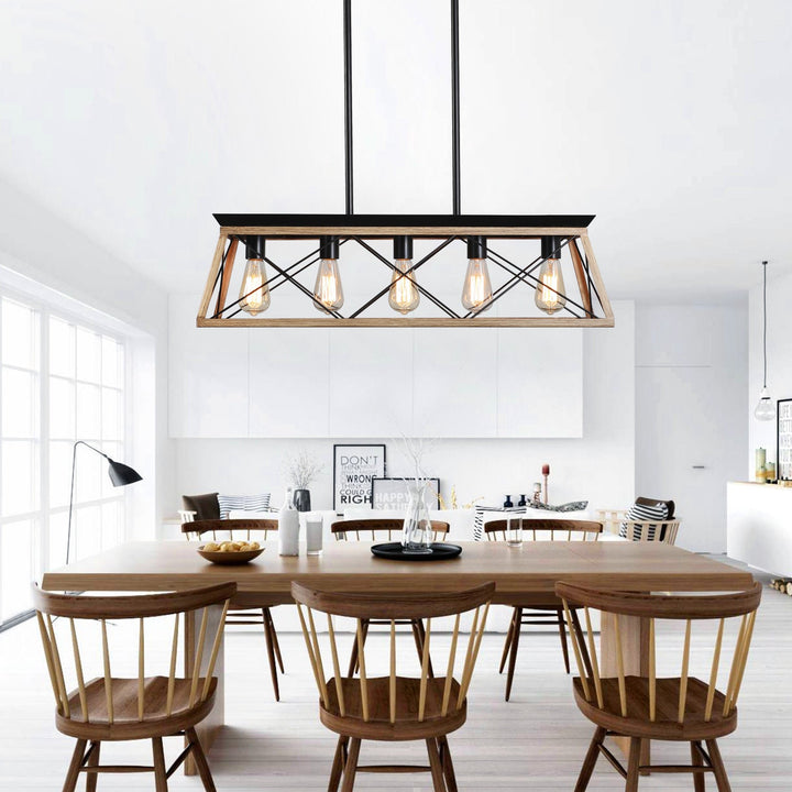 5-Light Farmhouse Chandelier